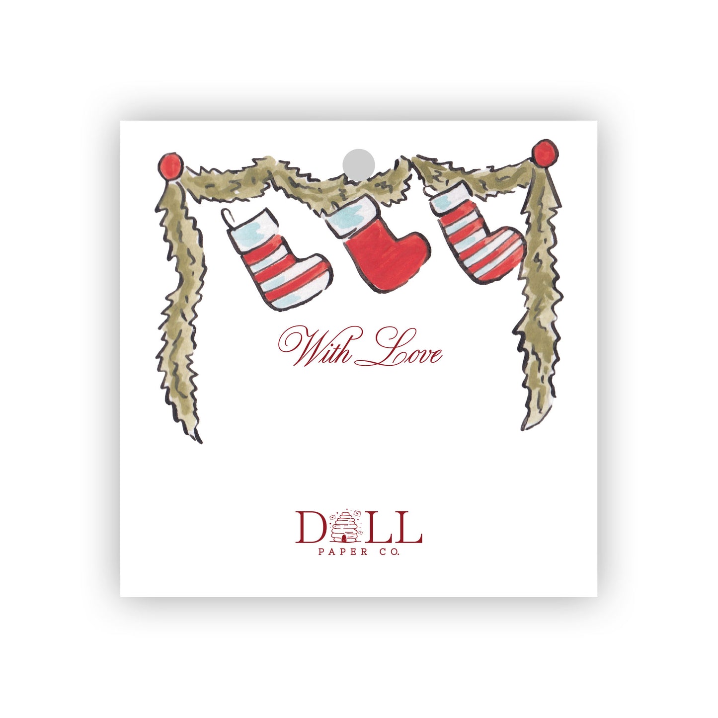 Holly Jolly Gift Tag