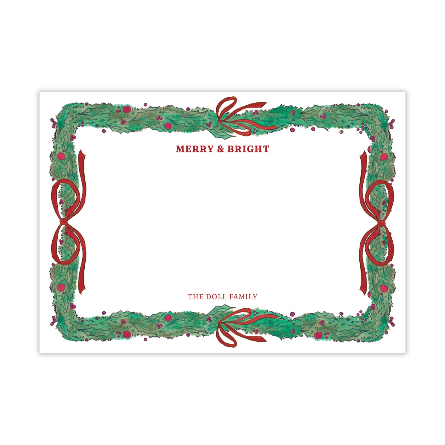 Holly Jolly Stationery