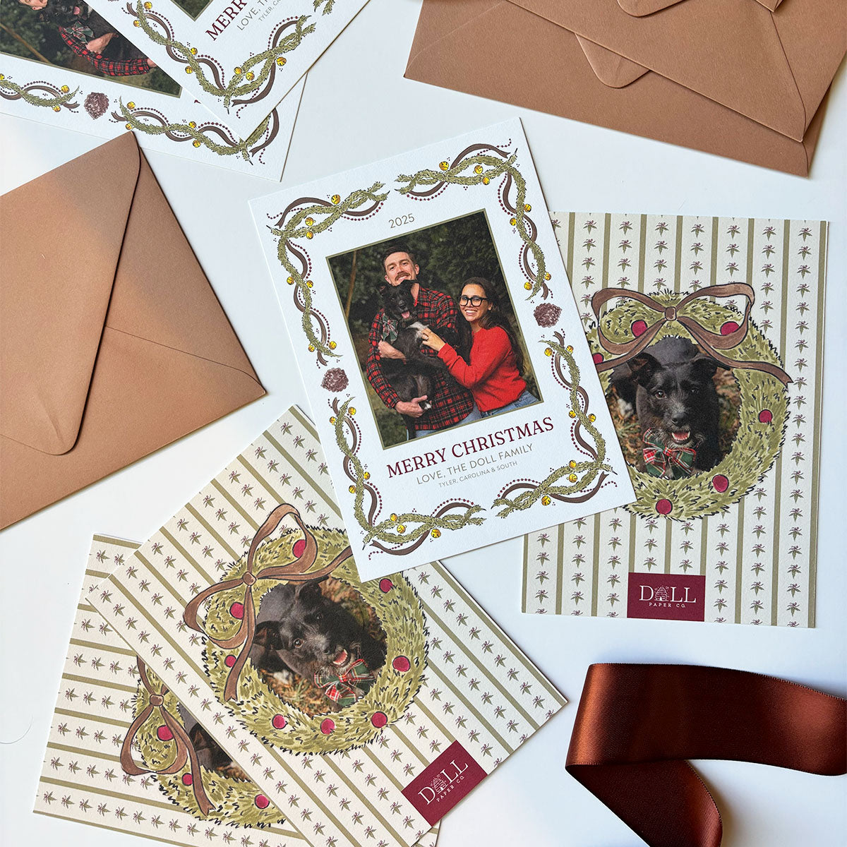 "Jingle & Pine" Holiday Card