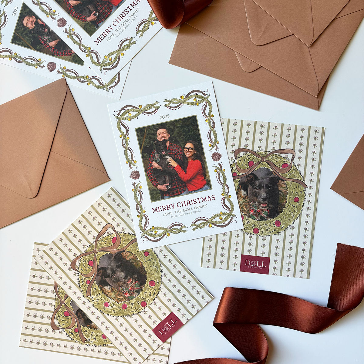 "Jingle & Pine" Holiday Card