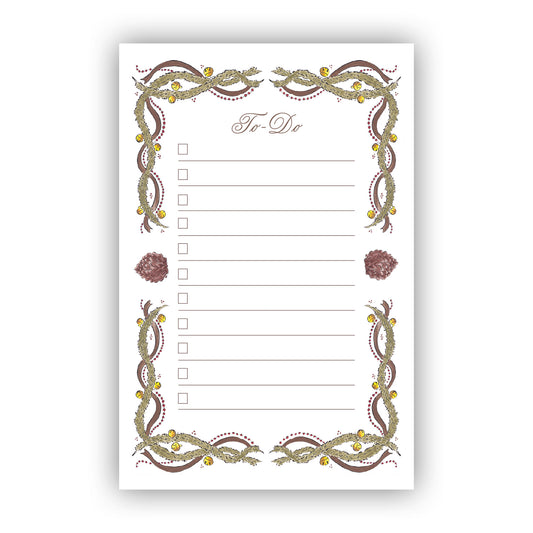 Jingle and Pine Notepad