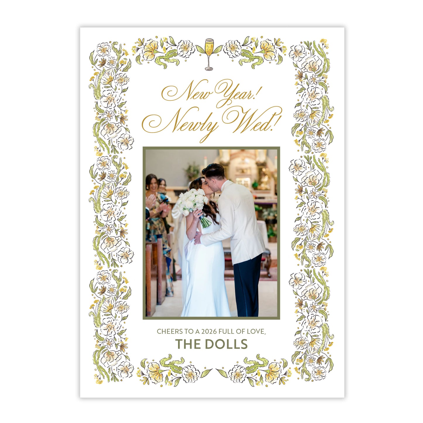 Cheers to Forever New Year's Card