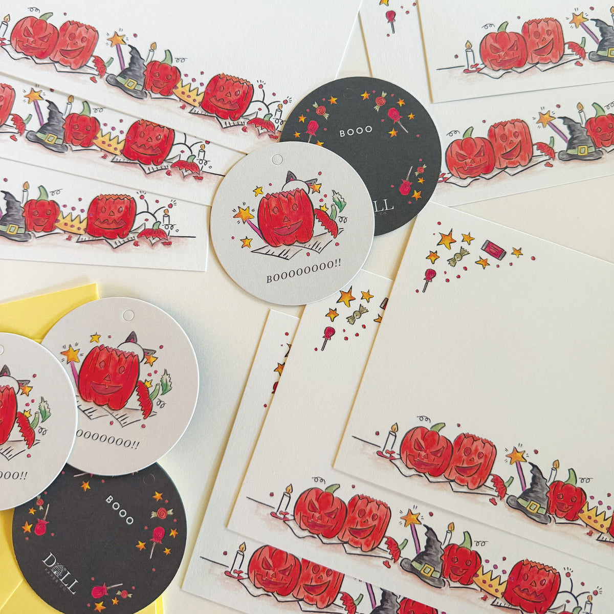 Nostalgic Halloween Stationery