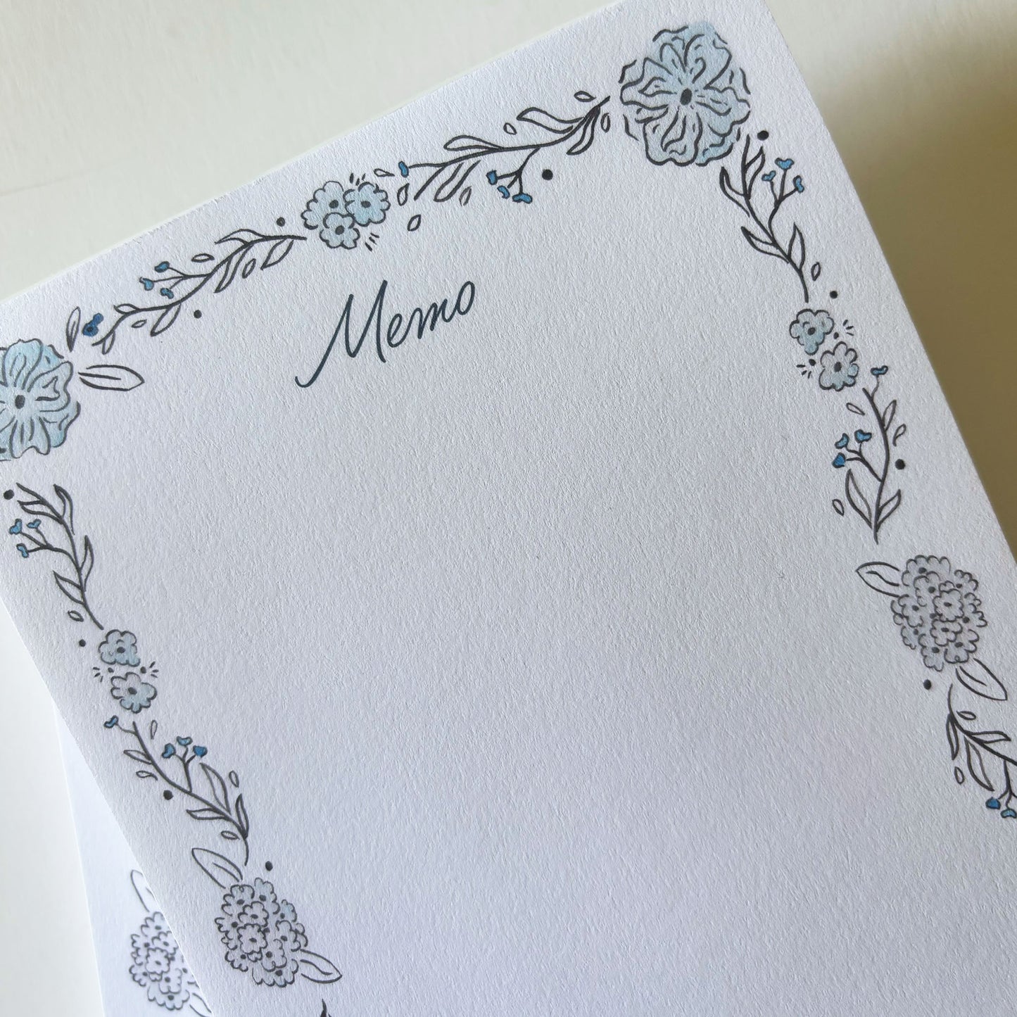 Blue Hydrangea Notepad