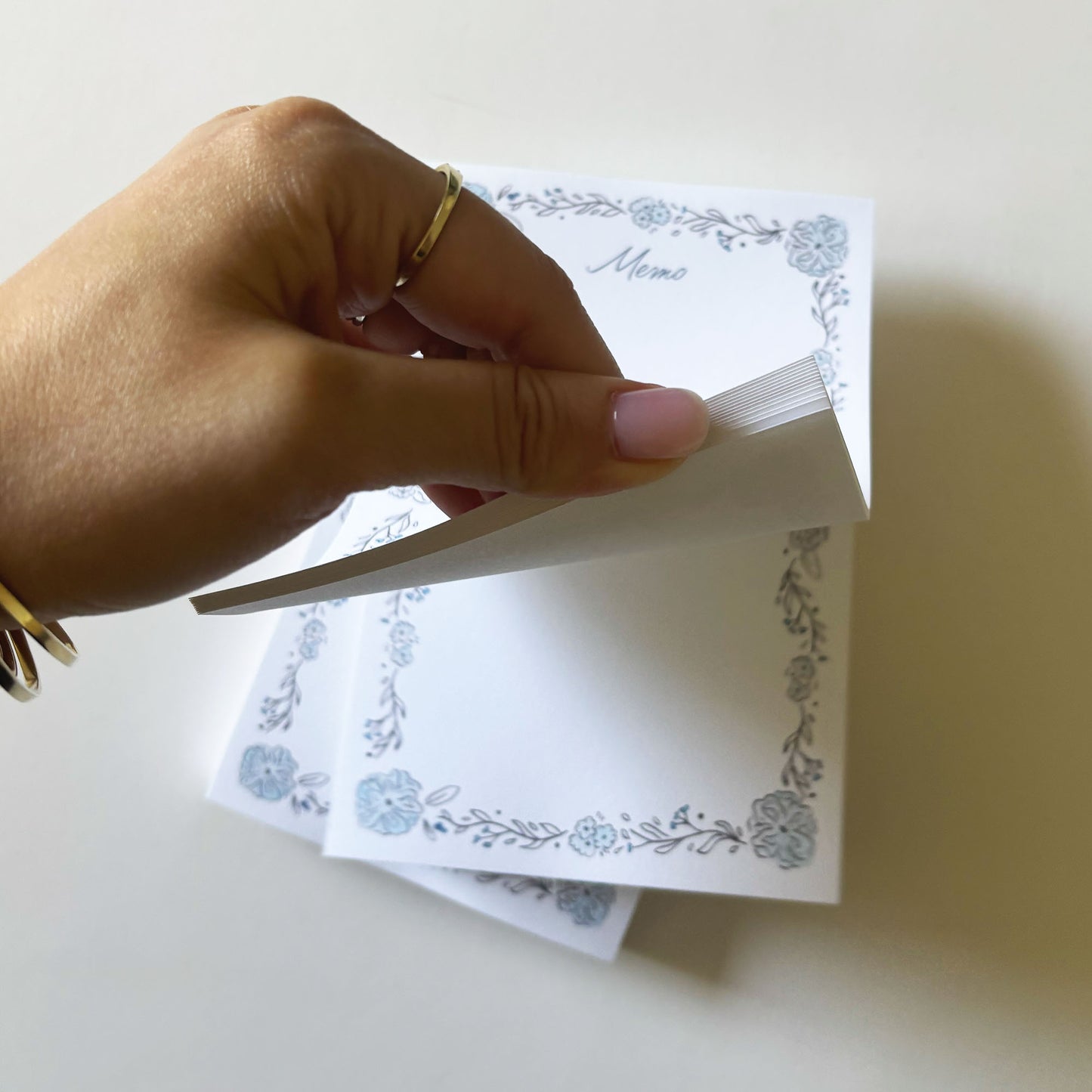 Blue Hydrangea Notepad