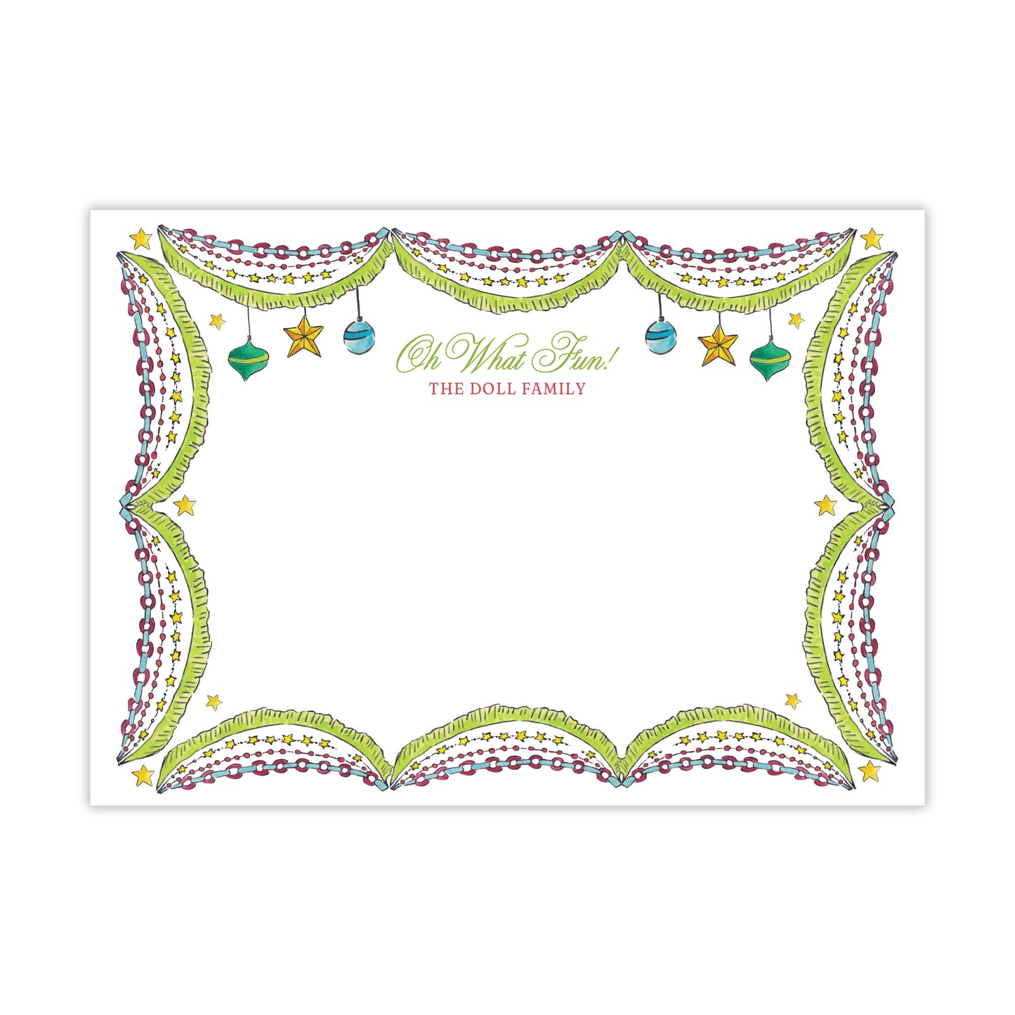 Oh What Fun Stationery