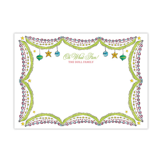 Oh What Fun Stationery