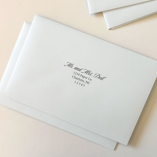 Wedding Suite Outer Envelope