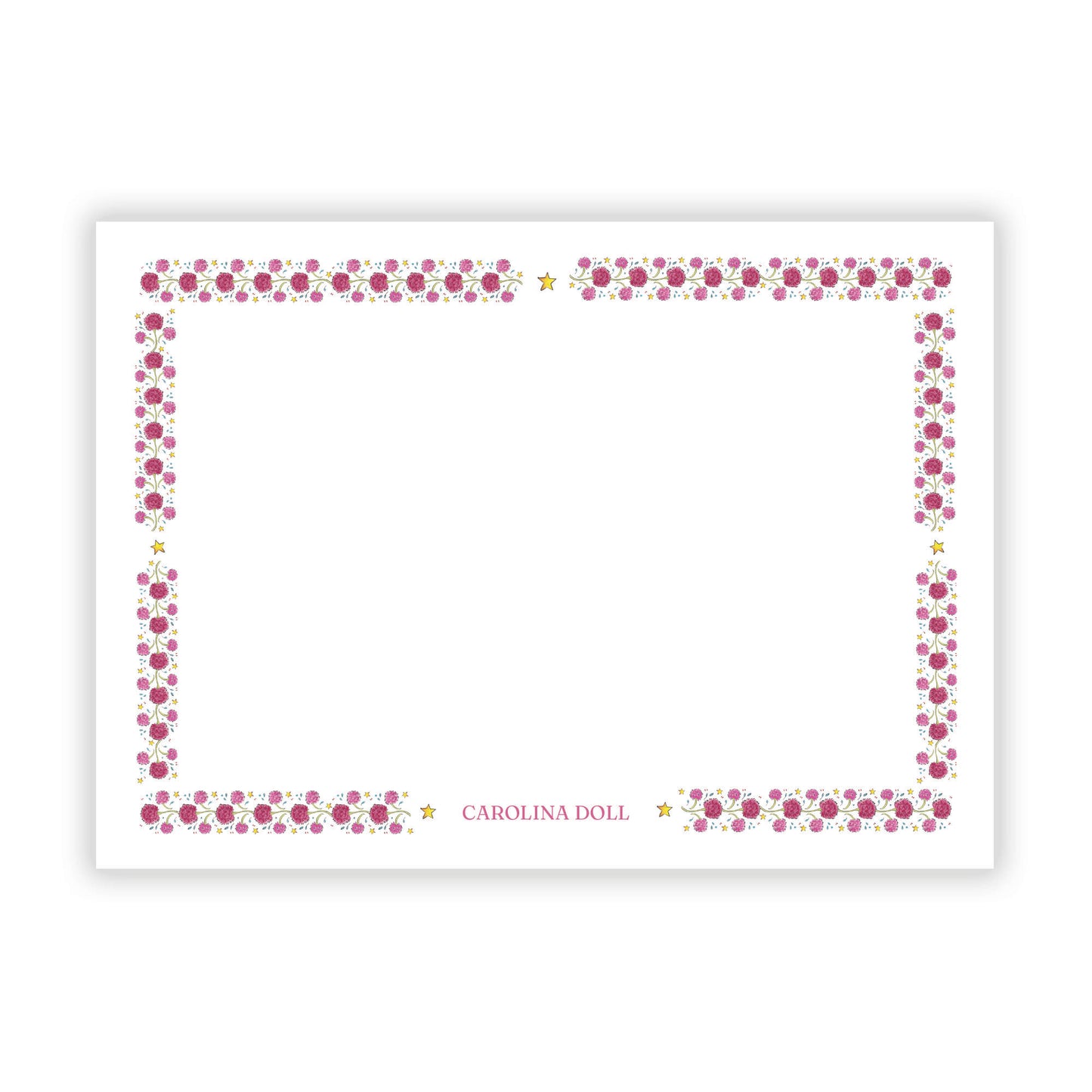 Pink Chrysanthemum Stationery