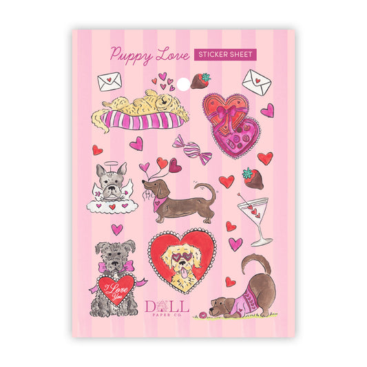 Puppy Love Sticker Sheet