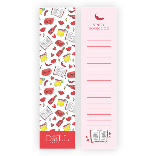 Spicy Books Only Bookmark