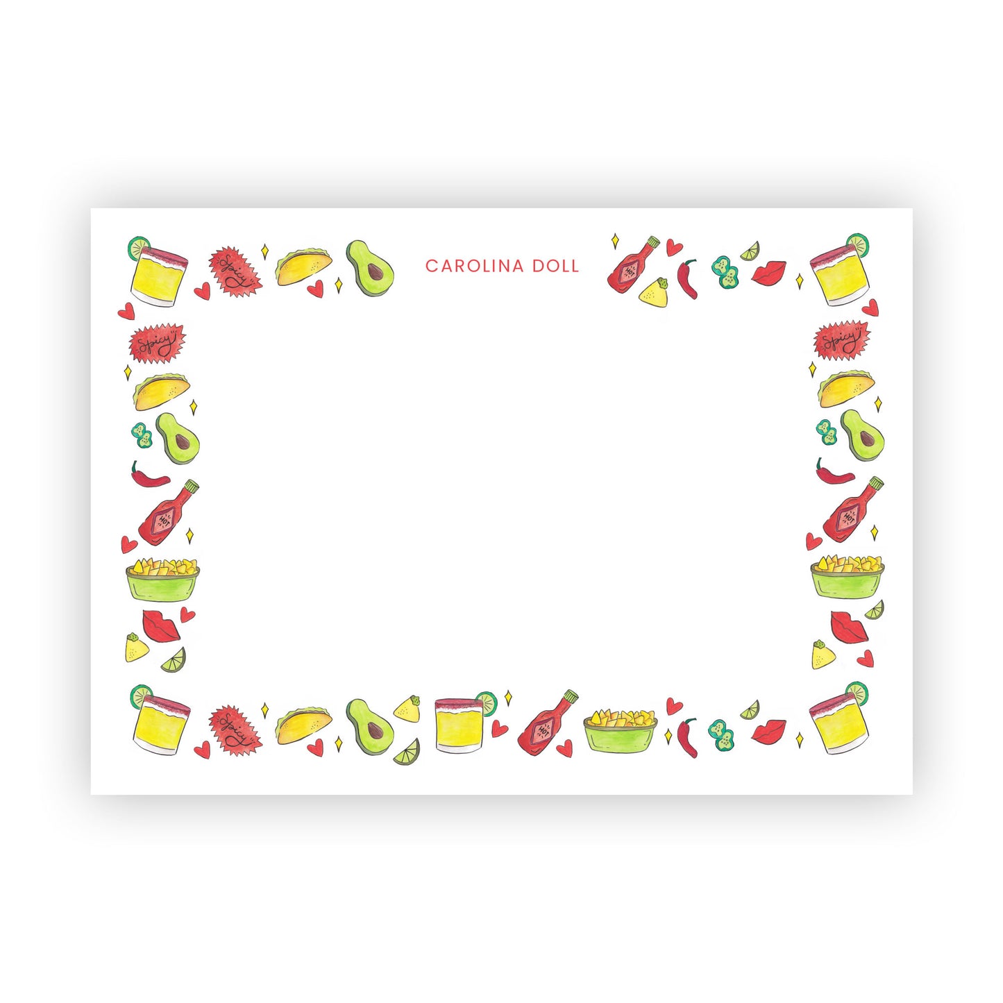 Sooooo Spicy Stationery