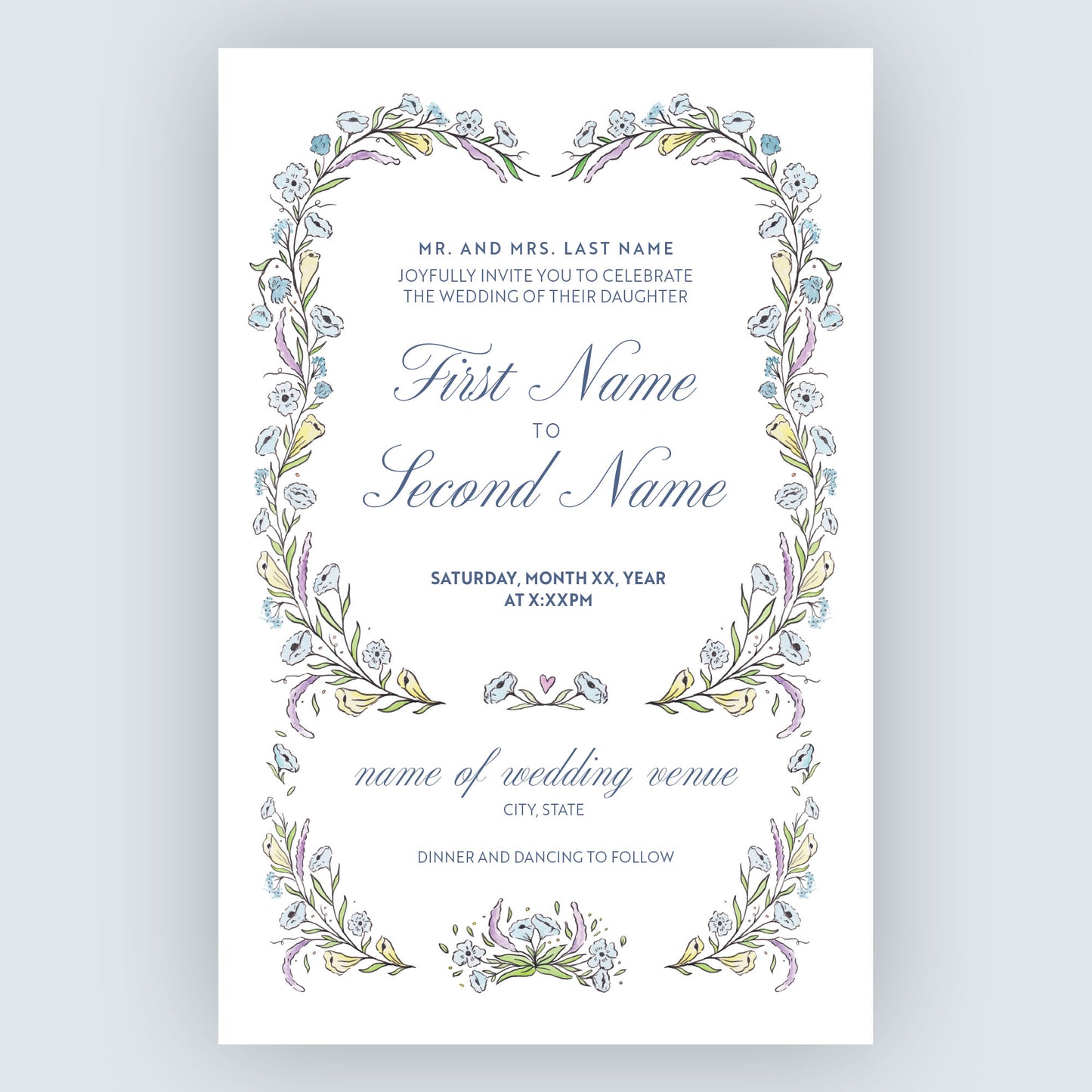 Spring Suite Main Invitation