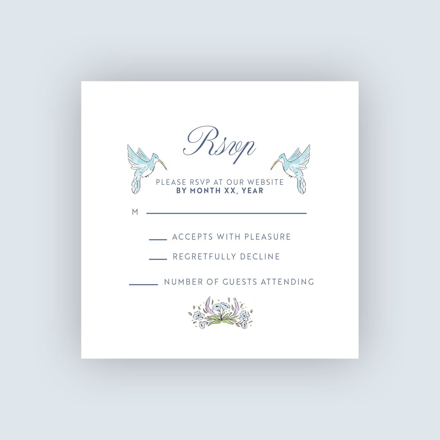 Spring Suite RSVP Card