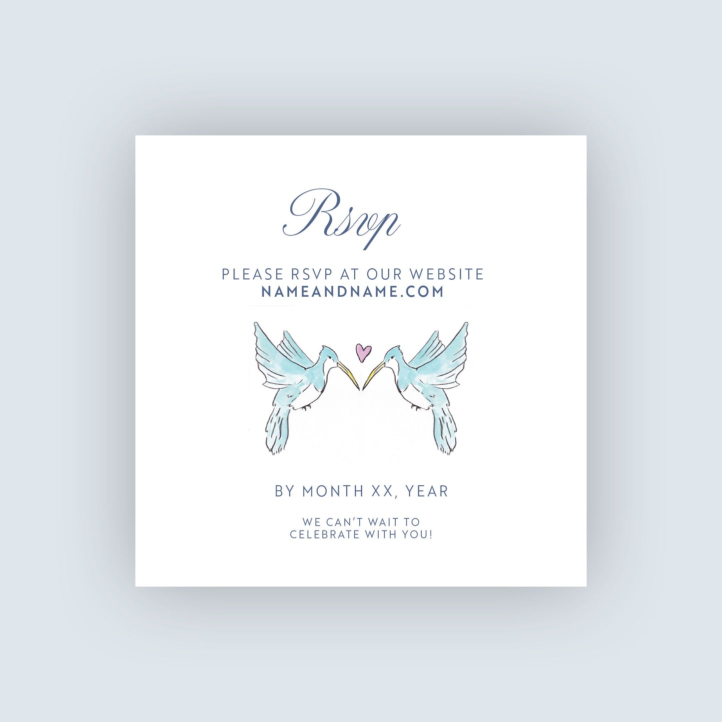 Spring Suite RSVP Card