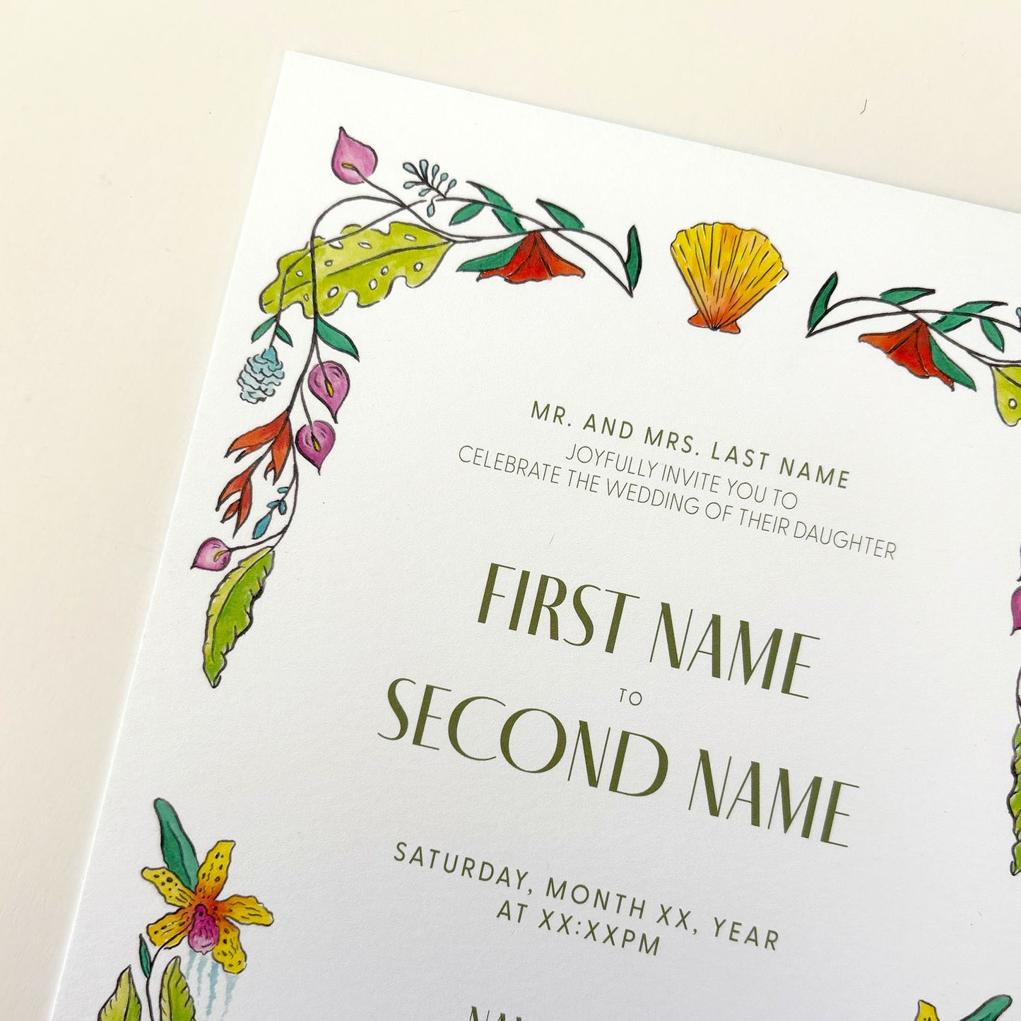 Summer Suite Main Invitation