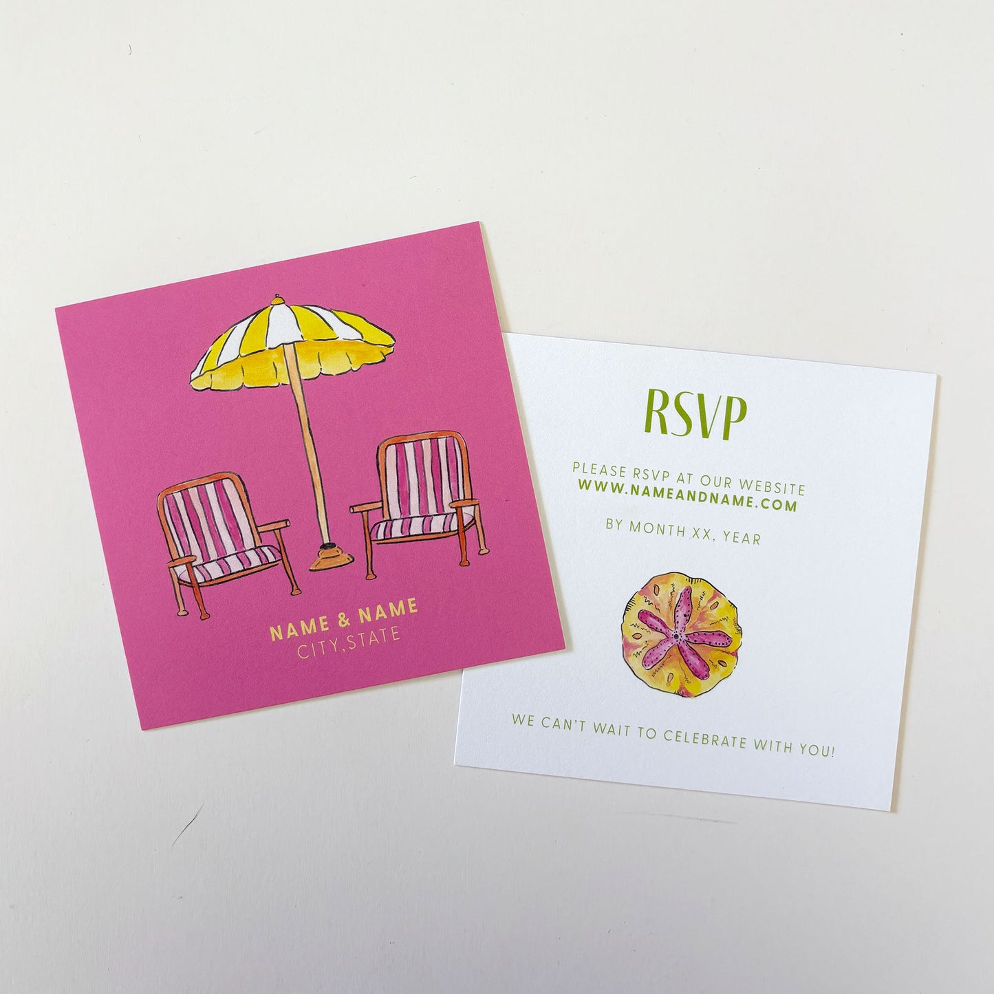 Summer Suite RSVP Card