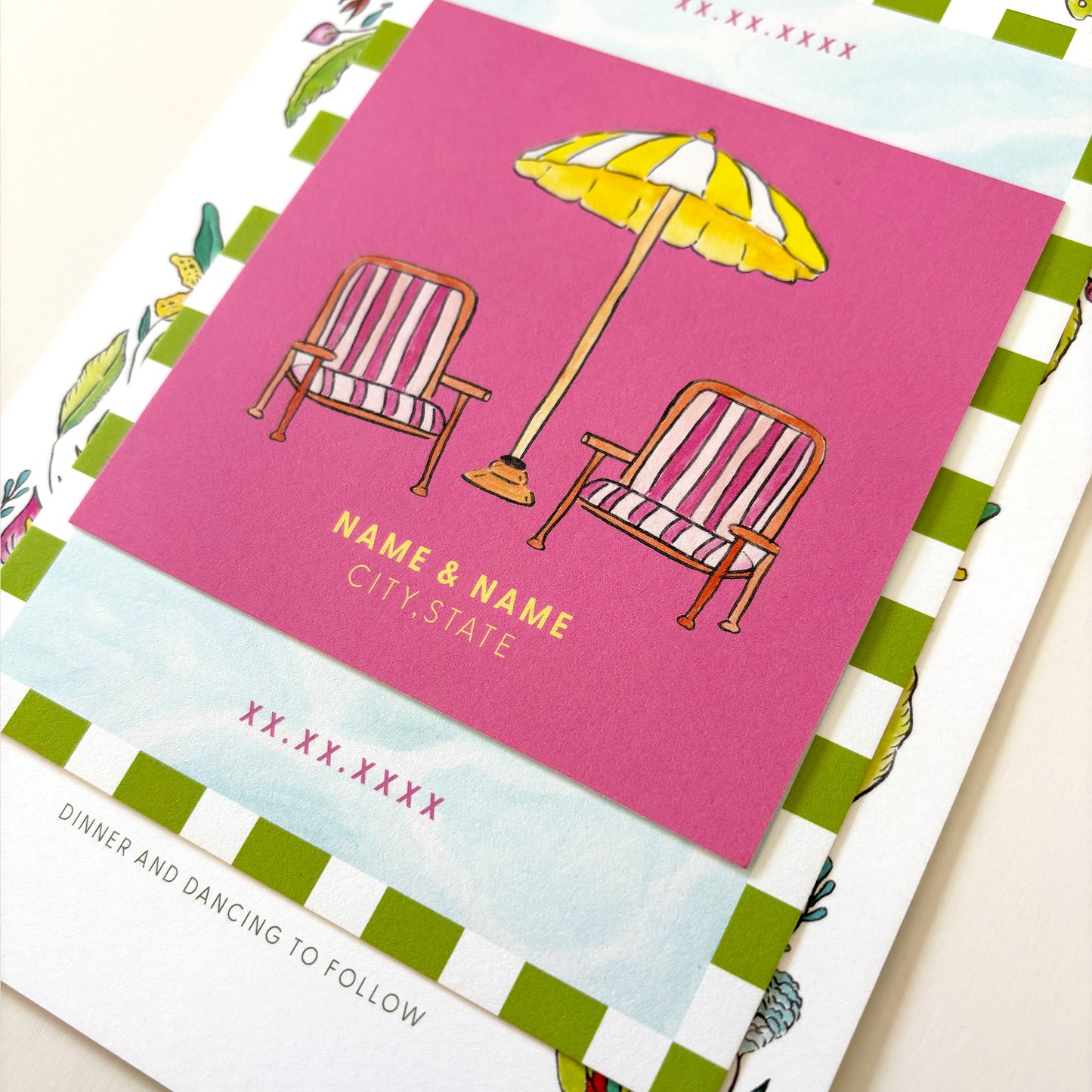 Summer Suite RSVP Card