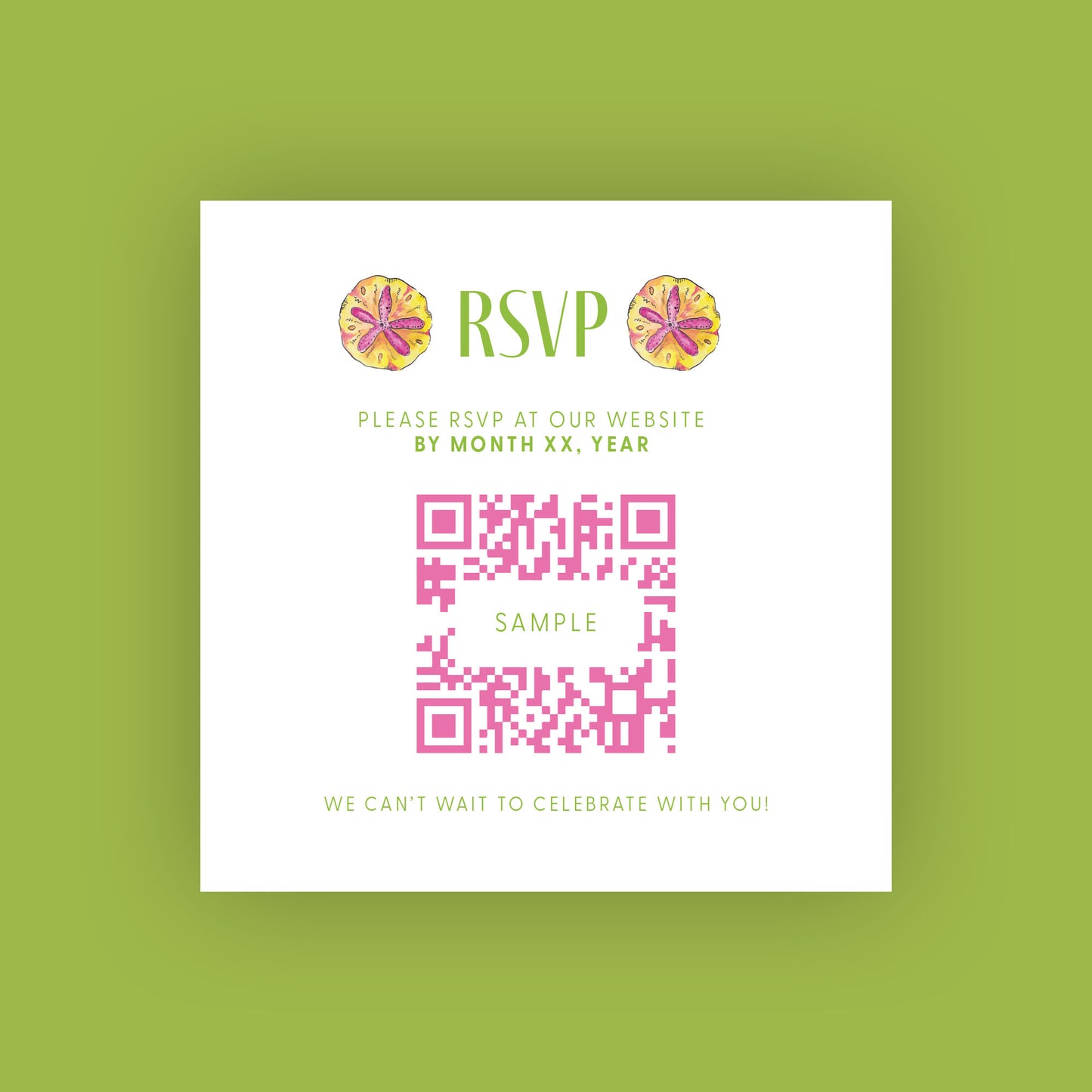 Summer Suite RSVP Card