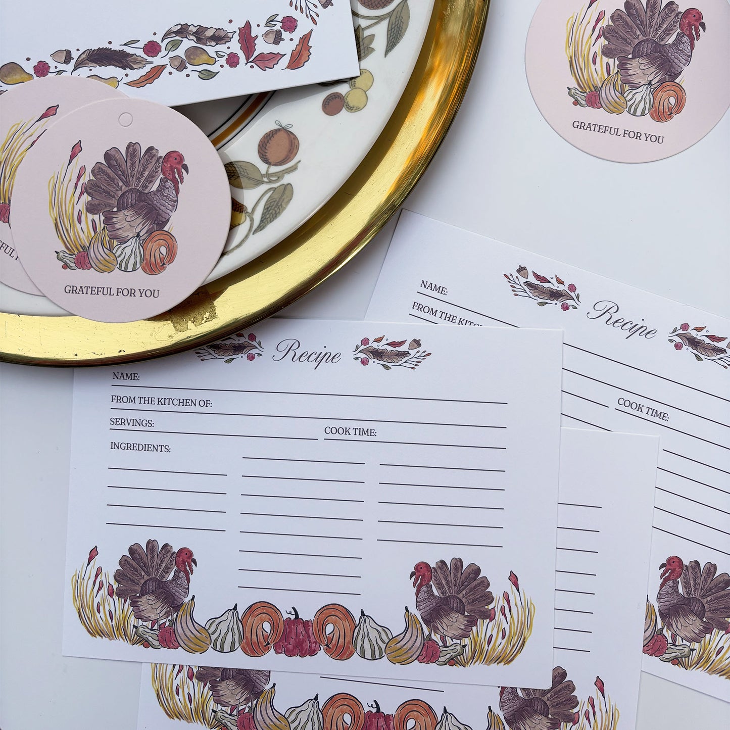 Harvest Collection Recipe Card