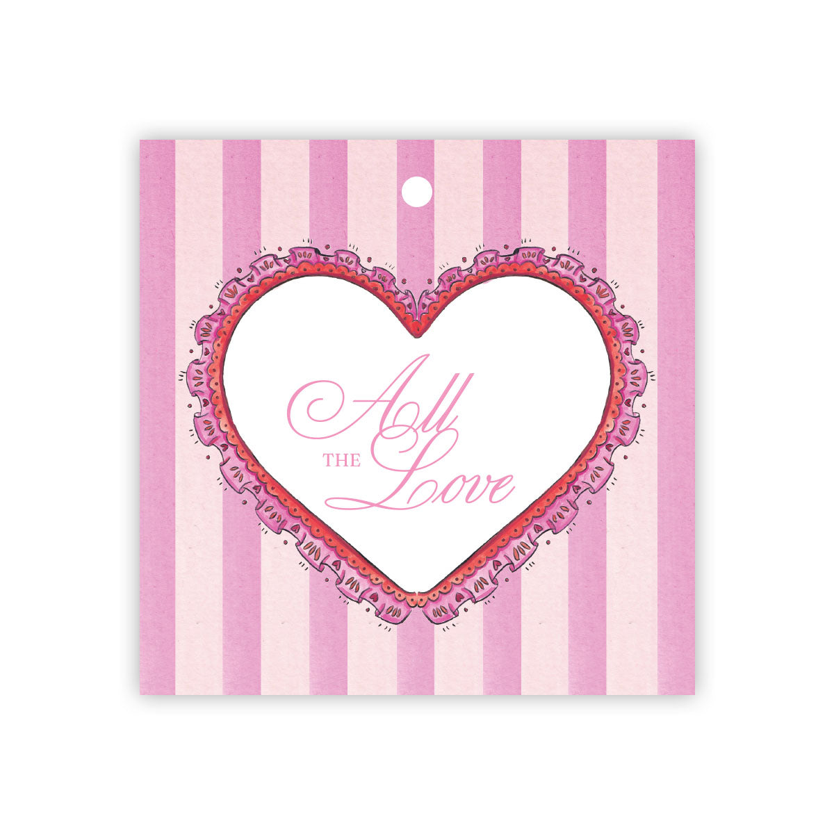 Vintage Heart Valentine Gift Tags