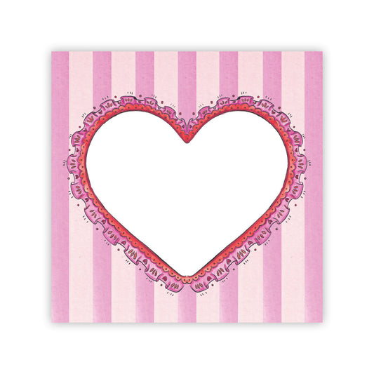 Vintage Heart Valentine Notepad