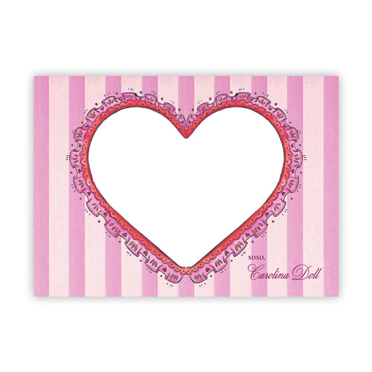 Vintage Valentine Heart Stationery
