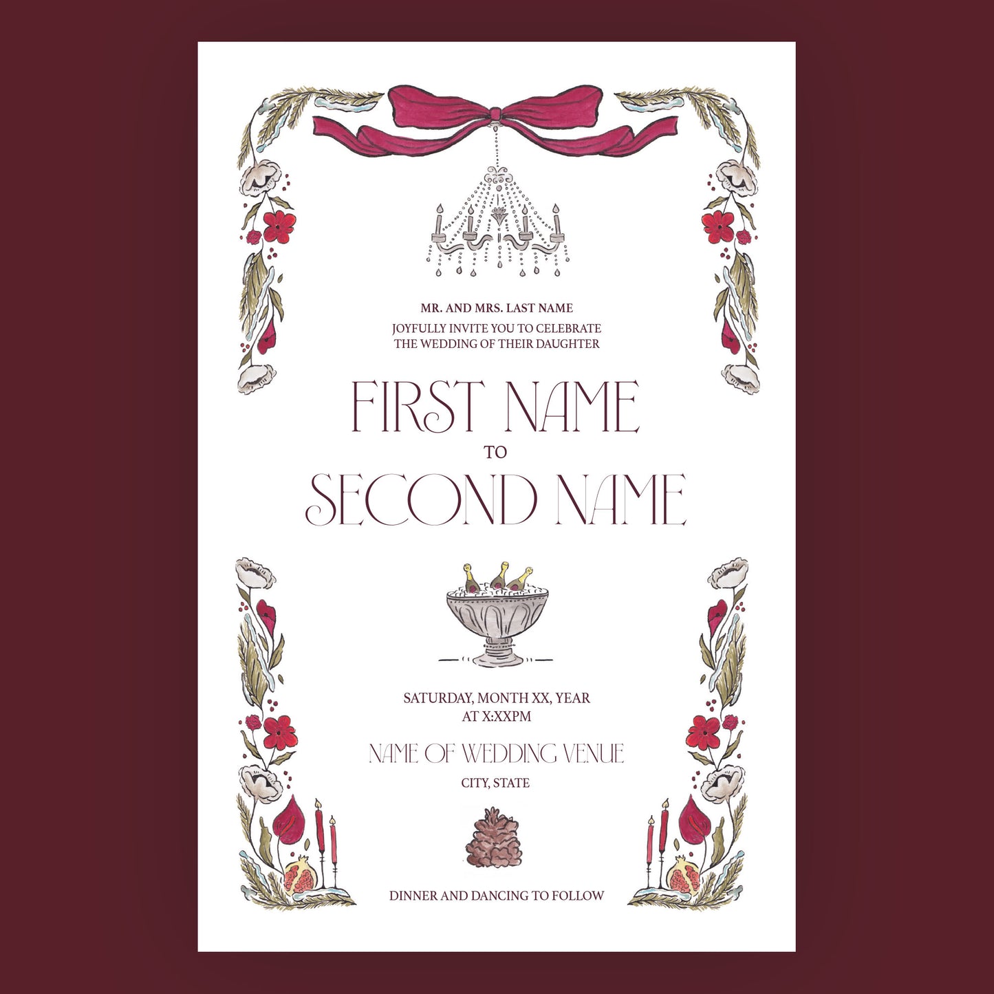 Winter Suite Main Invitation