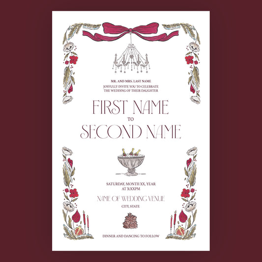 Winter Suite Main Invitation