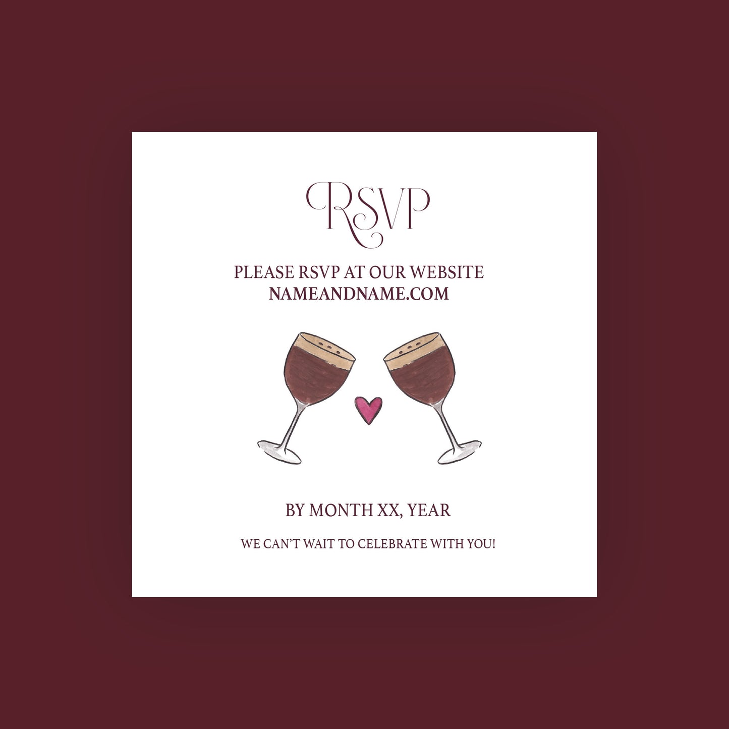 Winter Suite RSVP Card